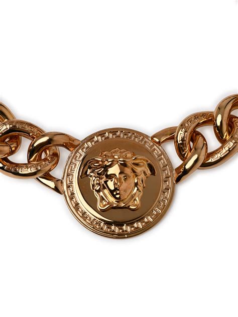 collana con medaglione versace|Collane di Versace da donna .